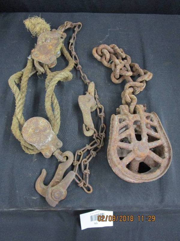 lot 55 image: Pulley and Fence Stretcher