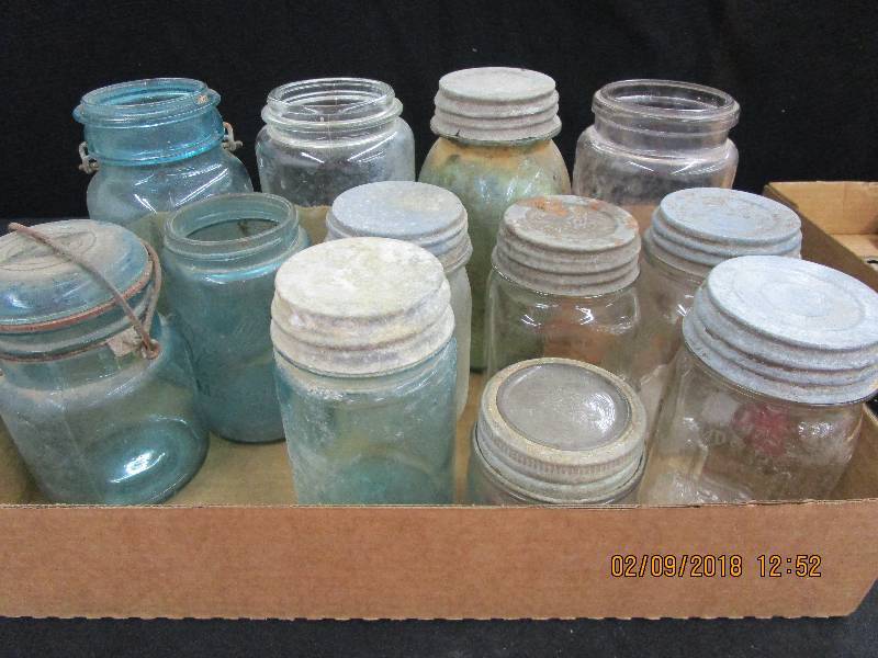 lot 67 image: Pint and Half Pint Jars