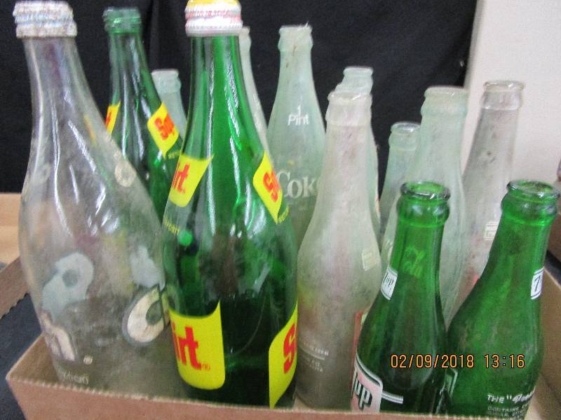 lot 70 image: Old Pop Bottles