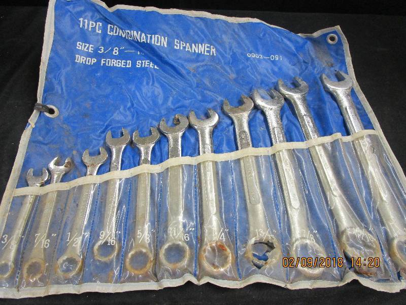 lot 90 image: 11pc Wrench Set