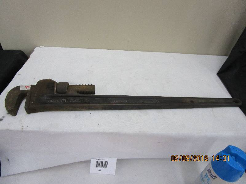 lot 95 image: Ridgid Pipe Wrenches