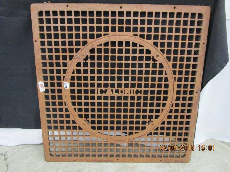 lot 110 image: Metal Caloric Heat Register29 12 x 29 12