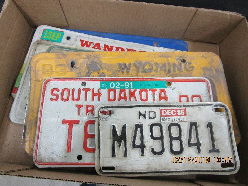 lot 140 image: Licence Plates Newer out of State