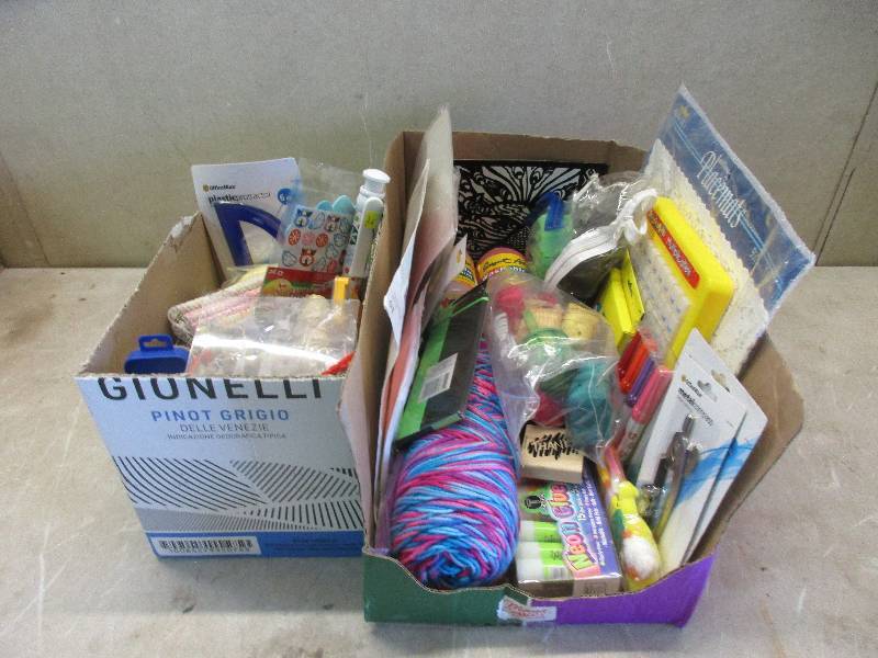2 Boxes of New craft supplies