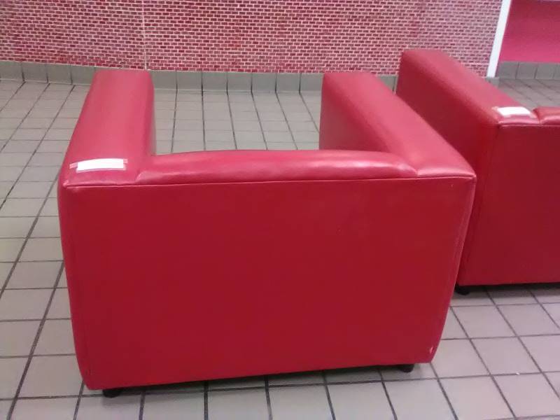 RED LOUNGE CHAIR