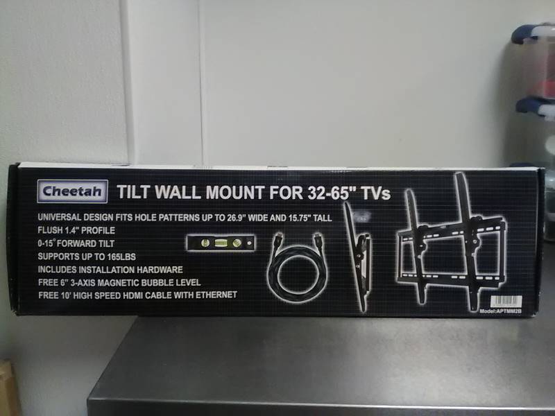 NEW IN BOX TV WALL MOUNT