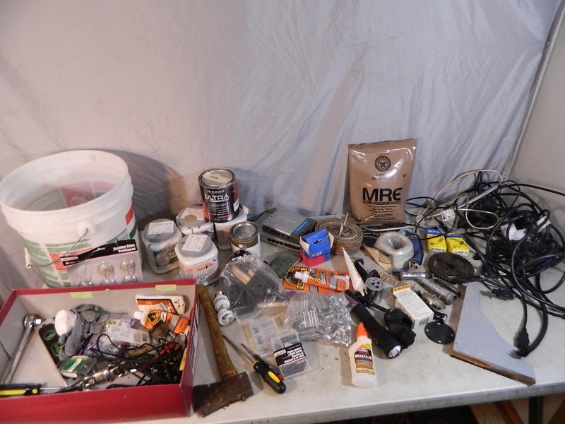 lot 34 image: Tools, Hardware, Etc