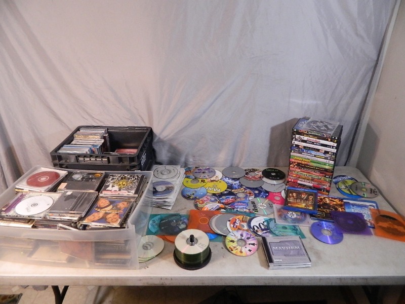 lot 47 image: DVDs, CDs, Etc