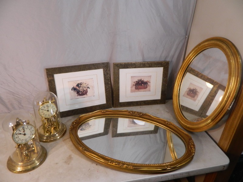 lot 95 image: Mirrors, Clocks and More