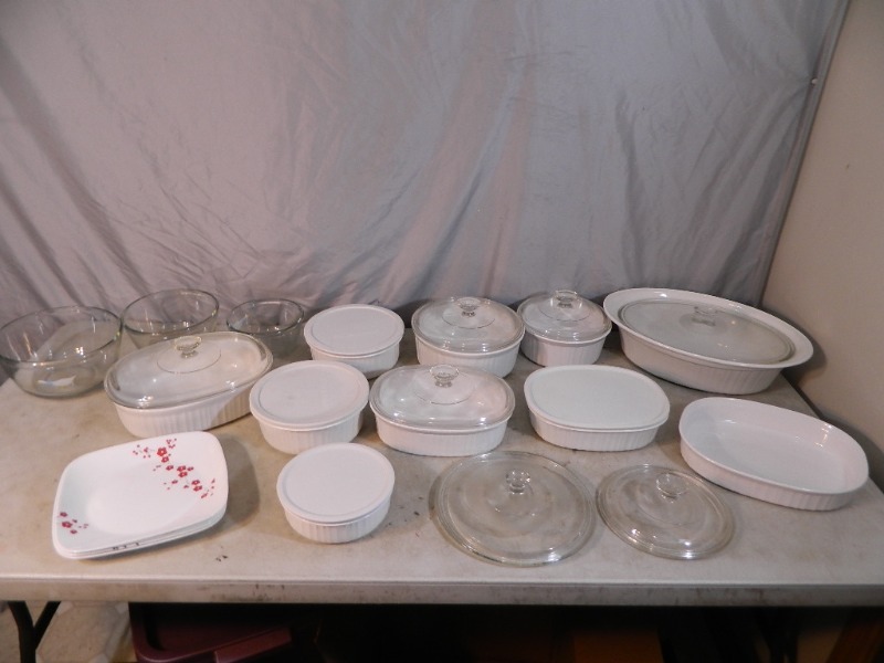 lot 98 image: Anchor, Corningware, More
