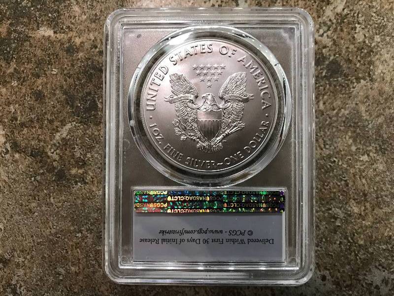 lot 18 image: 2017 American Silver Eagles PCGS MS70 First Strike
