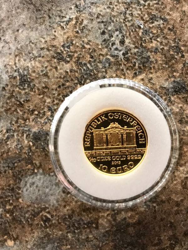 lot 31 image: 2015 Austria 110 oz Gold Philharmonic BU
