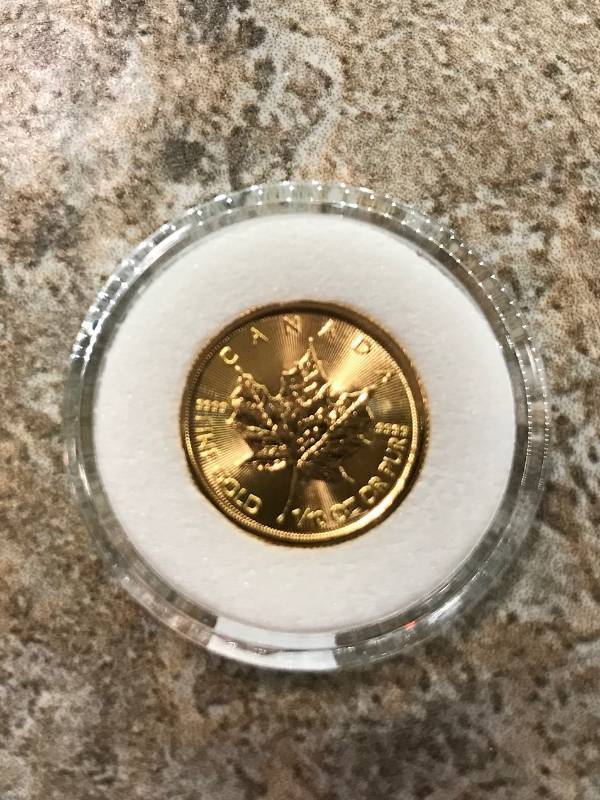 lot 42 image: 2015 Canada 110 oz Gold Maple Leaf BU 24kt
