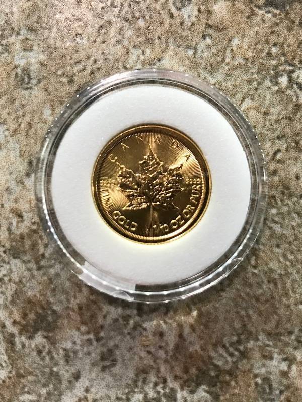 lot 44 image: 2015 Canada 110 oz Gold Maple Leaf BU 24kt