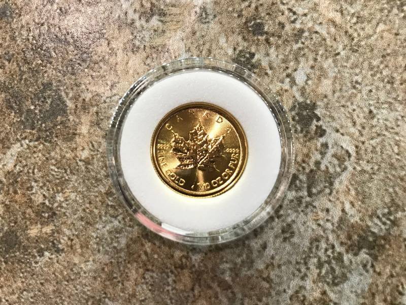 lot 47 image: 2015 Canada 110 oz Gold Maple Leaf BU 24kt