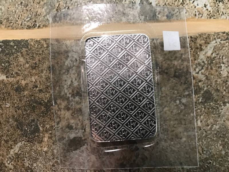lot 51 image: GEIGER SECURITY LINE .999 SILVER BAR 100 gram 3.25 oz