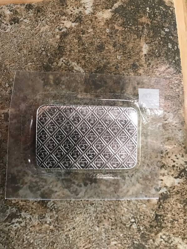 lot 53 image: GEIGER SECURITY LINE .999 SILVER BAR 100 gram 3.25 oz