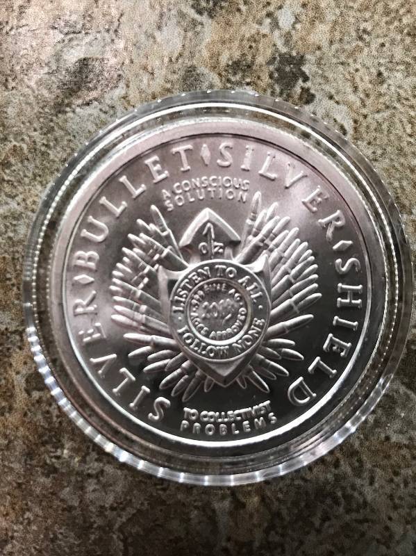 lot 138 image: 2013 1 oz SILVER BULLET SILVER SHIELD FREEDOM GIRL .999