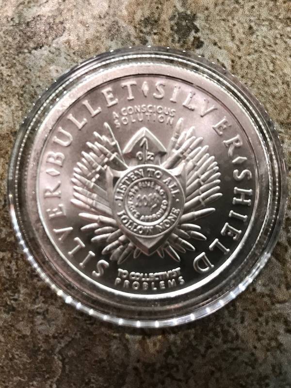 lot 139 image: 2013 1 oz SILVER BULLET SILVER SHIELD FREEDOM GIRL .999