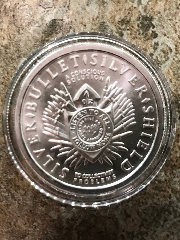 lot 144 image: 2013 1 oz SILVER BULLET SILVER SHIELD FREEDOM GIRL .999