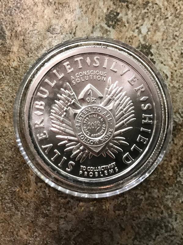 lot 145 image: 2013 1 oz SILVER BULLET SILVER SHIELD FREEDOM GIRL .999