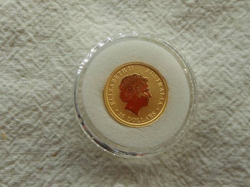 lot 152 image: 2015 Australian 110 oz Gold Kangaroo BU .9999 24kt