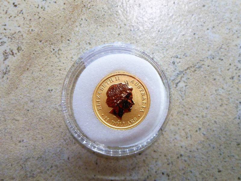 lot 154 image: 2015 Australian 110 oz Gold Kangaroo BU .9999 24kt