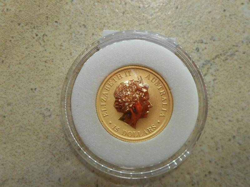 lot 159 image: 2015 Australian 110 oz Gold Kangaroo BU .9999 24kt