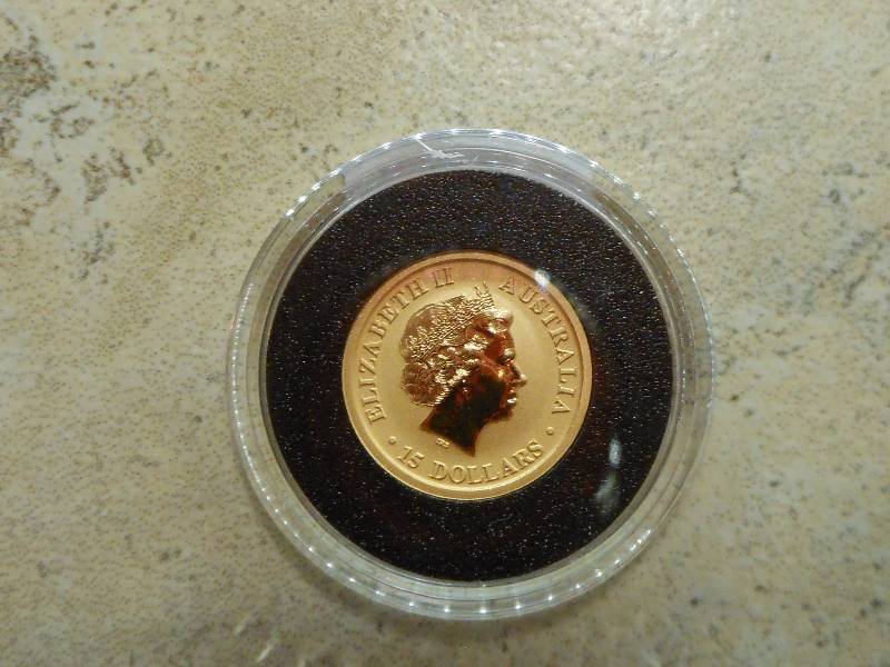 lot 173 image: 2017 Australian 110 oz Gold Kangaroo BU .9999 24kt