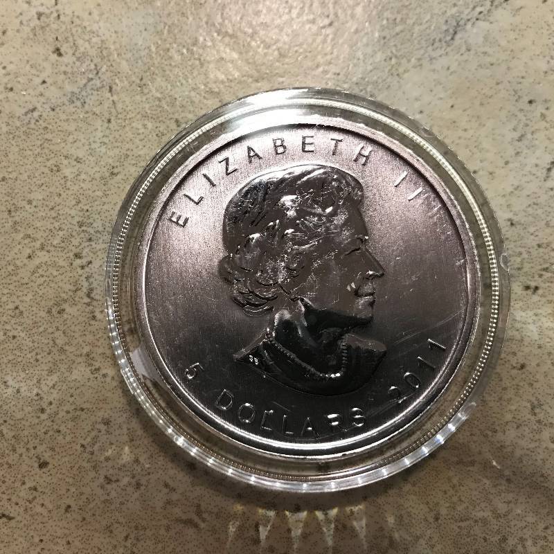 lot 245 image: 2011 1 oz .9999 Silver Canadian Grizzly Bear Wildlife Series