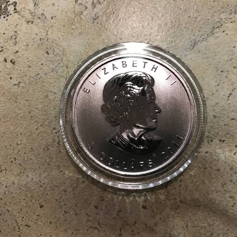 lot 246 image: 2011 1 oz .9999 Silver Canadian Grizzly Bear Wildlife Series