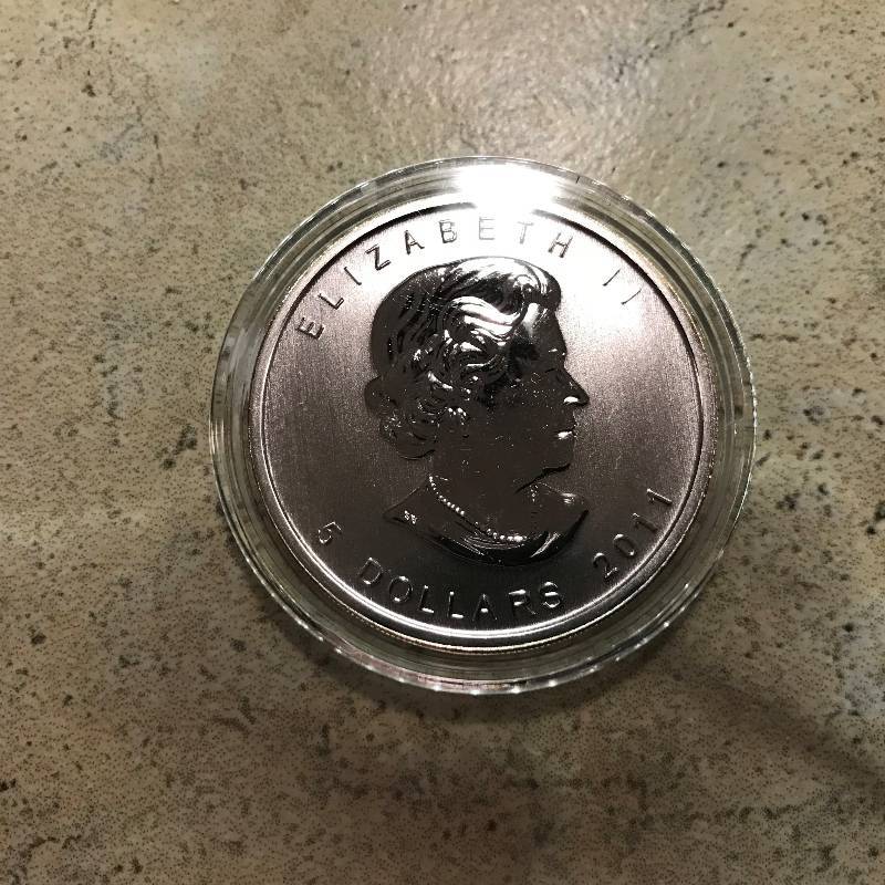 lot 248 image: 2011 1 oz .9999 Silver Canadian Grizzly Bear Wildlife Series