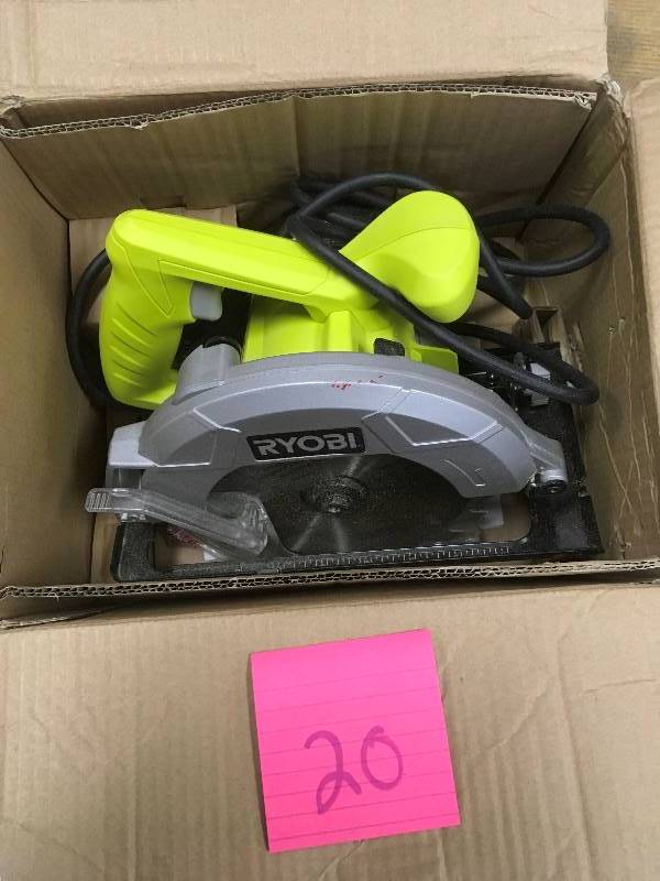 Ryobi 7-14 Circular Saw open box not used
