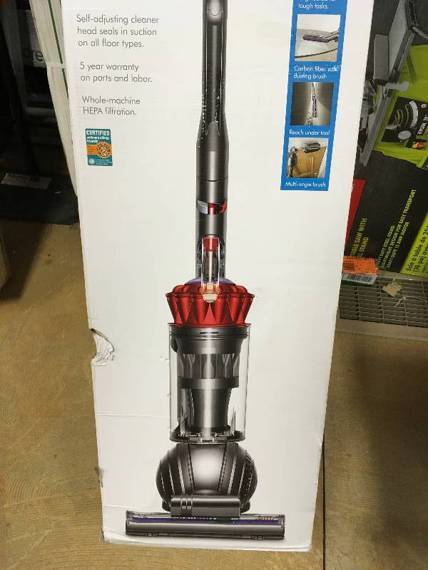 Dyson Ball Vacuum RedSilver open box not used
