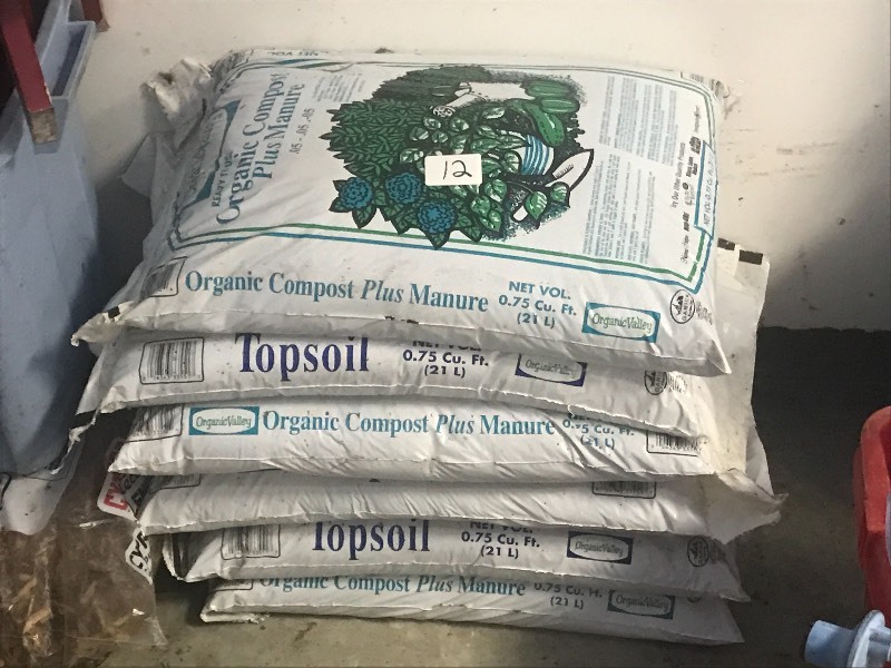 lot 12 image: Lot Of (3) .75 CuFt Bags Of Top Soi...