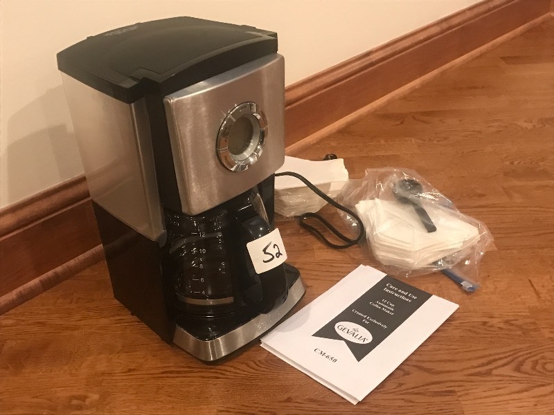 lot 52 image: Gevalia Digital Coffee Maker, In Gr...