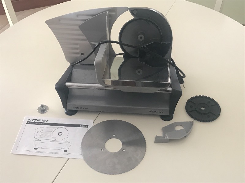 lot 71 image: Waring-Pro FS150 Food Slicer, In Gr...
