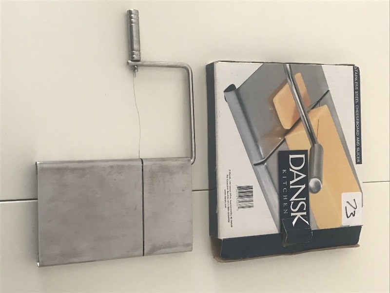 lot 73 image: Dansk Stainless Steel Cheeseboard &...