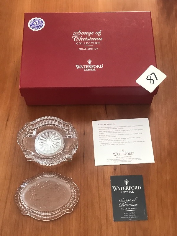 lot 87 image: Waterford Crystal Songs Of Christm...