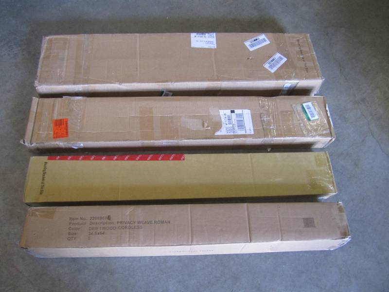 lot 7 image: Mixed Lot of 4 Window Blinds Variou...