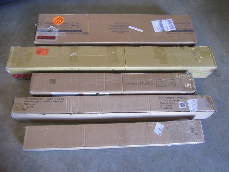lot 10 image: Mixed Lot of 5 Window Blinds Variou...