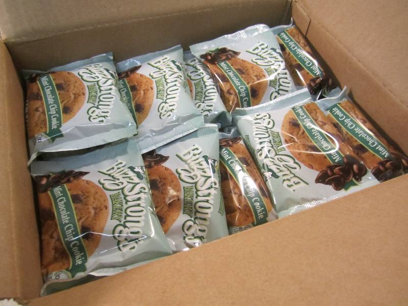 lot 317 image: Case of 60 Mint Chocolate Chip Cook...