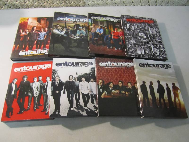 lot 38 image: Entourage DVD Sets Seasons 1, 2, 3,...