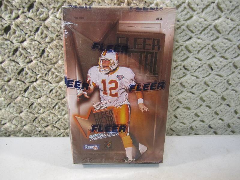 lot 54 image: 1995 Fleer Inaugural Edition Metal ...
