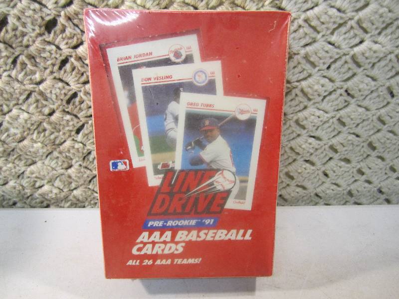 lot 56 image: 1991 Line Drive Pre-Rookie AAA Base...