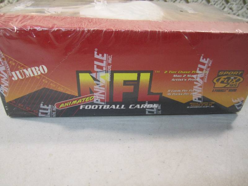 lot 57 image: Pinnacle Animated NFL Football Card...
