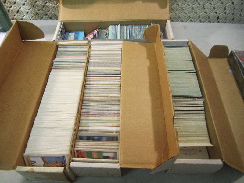 lot 81 image: 4 Boxes of Misc Baseball Cards 80s...