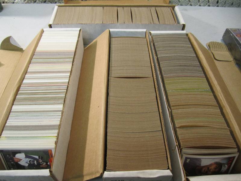 lot 82 image: 4 Boxes of Misc Baseball Cards 80s...