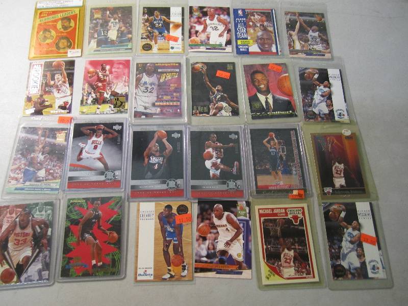lot 88 image: Lot of 24 Basketball Cards Most in ...