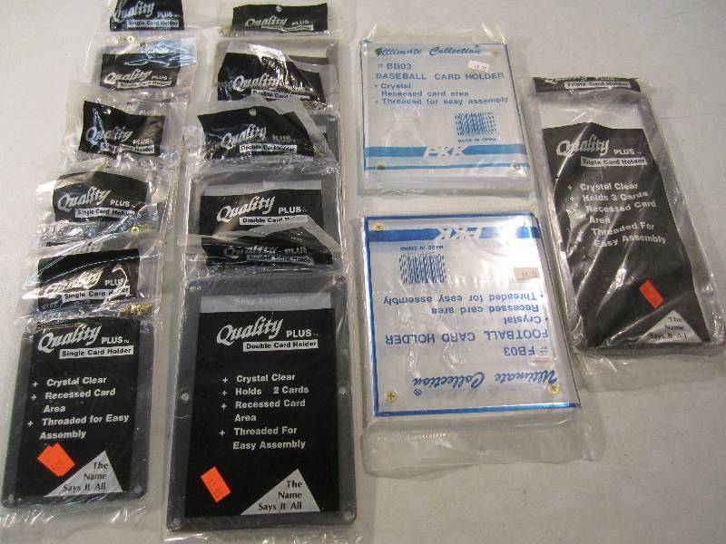 lot 102 image: Misc Sport Card Holders See Photos ...